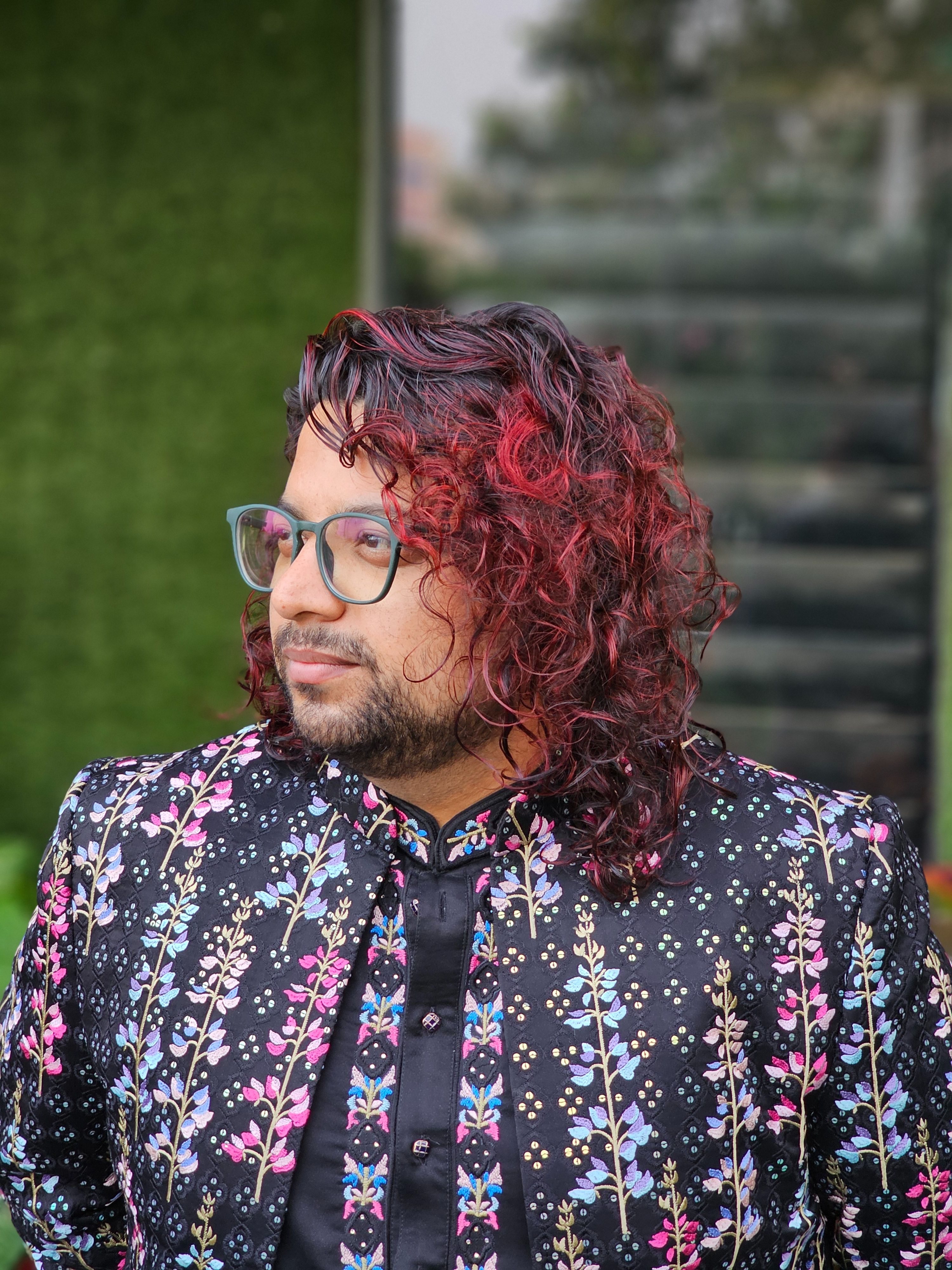Bridal Updo with Flowers